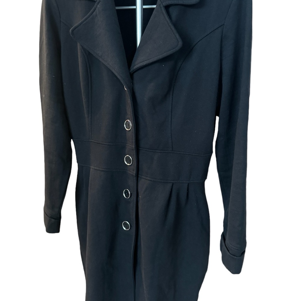 Guess Long A-line coat in size XL EUC